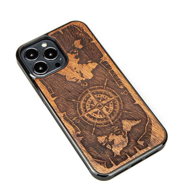 Träskal till iPhone 13 Pro Max WIND ROSE MERBAU