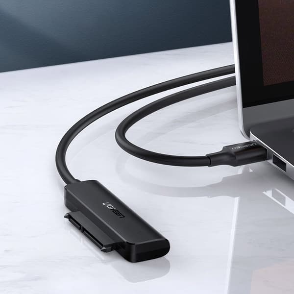 2,5'' SATA III 3.0 til USB HDD SSD-adapter - Sort