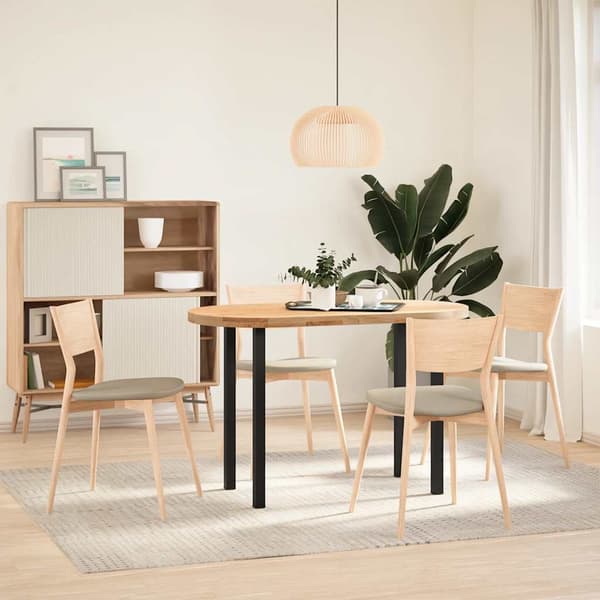 vidaXL sofabordben, 4 stk., sort, 72-74 cm, stål