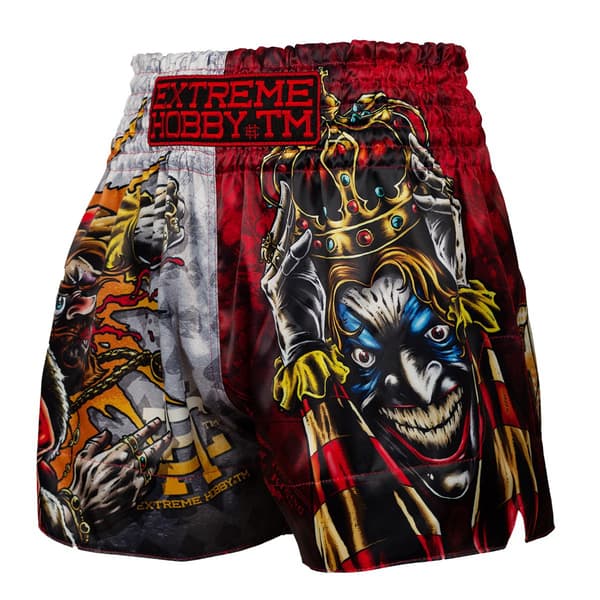 Herr Muay Thai Shorts KILLER CARDS 2 2XL RÖDA