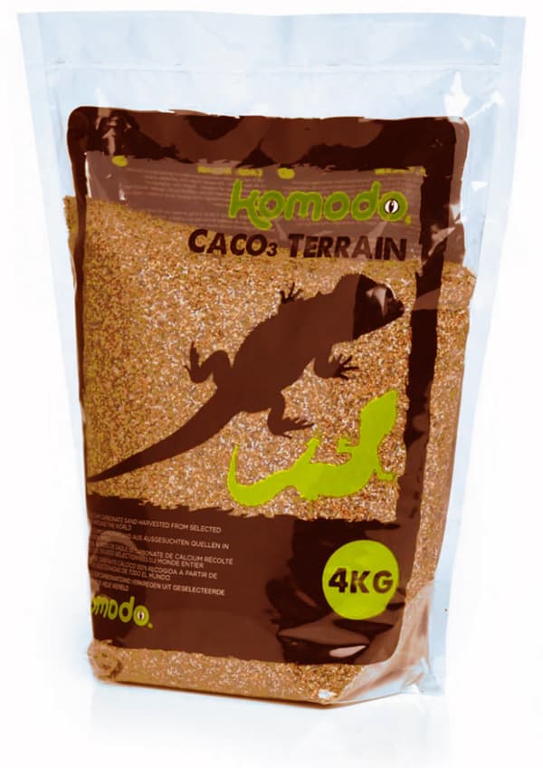 Komodo CaCo3 Sand Terrakota - spiseligt sand til krybdyr