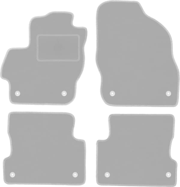Grå bilmåtter til: Mazda 3 II BL hatchback, sedan (2008-2013)
