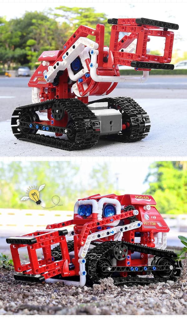 Kauko-ohjattava Robot Vector 3in1 RC - 568-osainen Technic-palikka