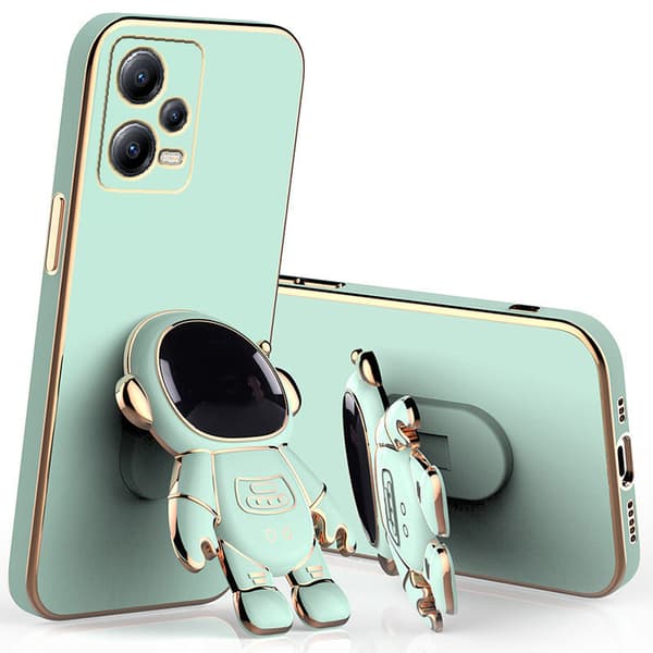 Etui til Xiaomi Redmi Note 12 5G / POCO X5 5G, Astronaut, grøn