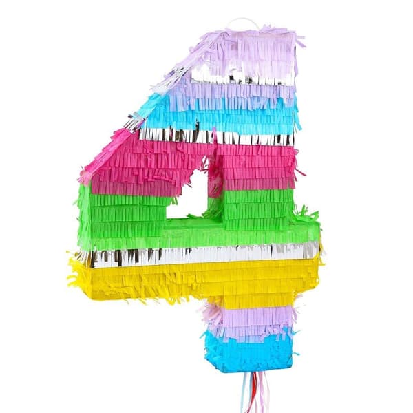 Piñata nummer 4 pastell 50x35x7,5cm