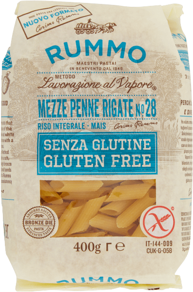 Pasta Rigate n28 Glutenfri 400g - Rummo