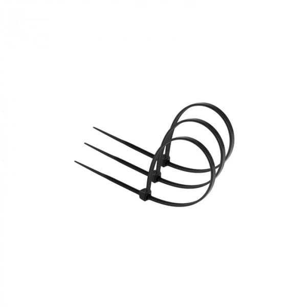 Buntband 2,5x100mm Svarta 100-pack