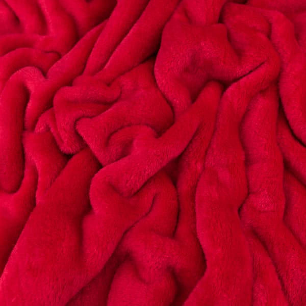 Minky fleece punainen