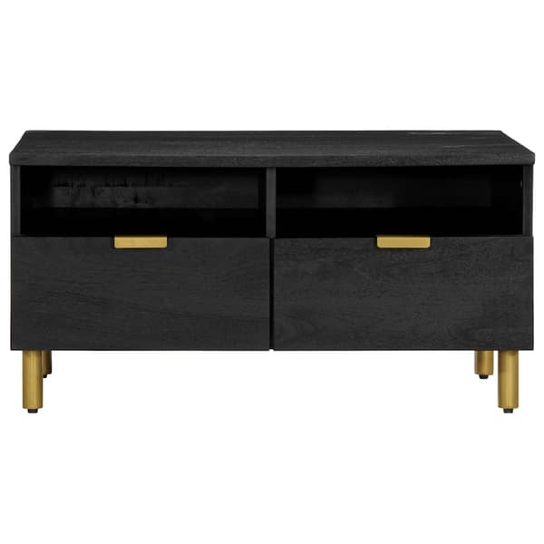 vidaXL sofabord, sort, 80x54x40 cm, træbaseret materiale