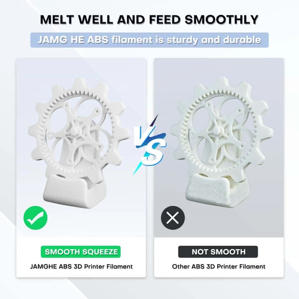 Jamghe ABS Blå 3D-skrivarfilament, 1,75 mm, 1 kg