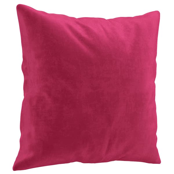 vidaXL 2-sitssoffa med kuddar vinröd 120 cm sammet