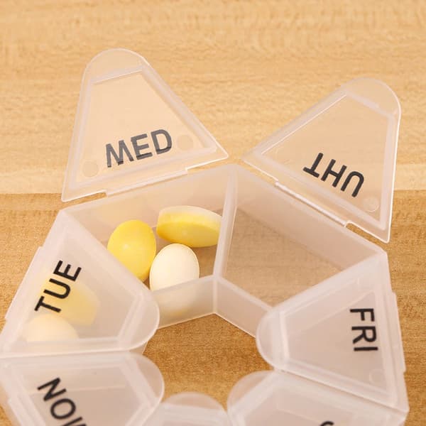 TG56518 MEDICINETUSTER TABLETÆSKE ORGANIZER 7 DAGE OM UGEN