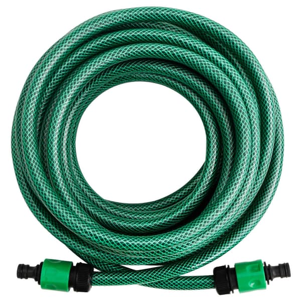 vidaXL poolslange, grøn, 20 m, PVC