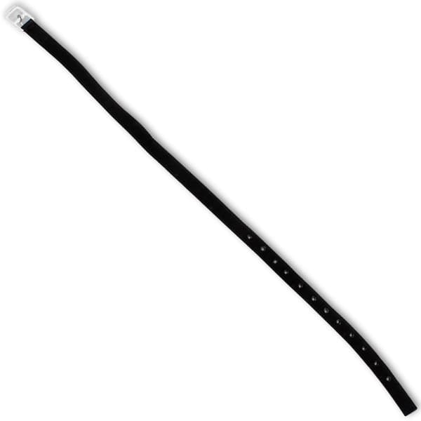 vidaXL Ponnysadel 25 cm svart