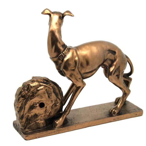 Dekorativ stående klocka - Hundfigur - Greyhound