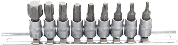 1/4" bit-topnøglesæt, 9 dele. KD10241