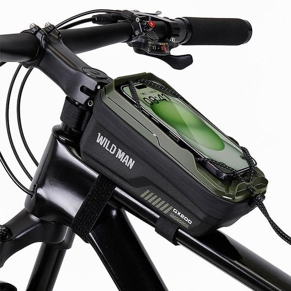 Ramväska, cykelfäste WILDMAN GX200, grön