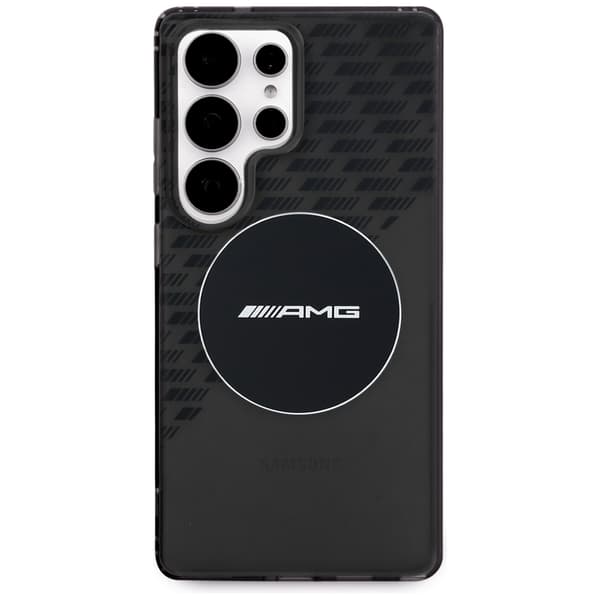 AMG Transparent Rhombs MagSafe-cover til Samsung Galaxy S25 Ultra, sort