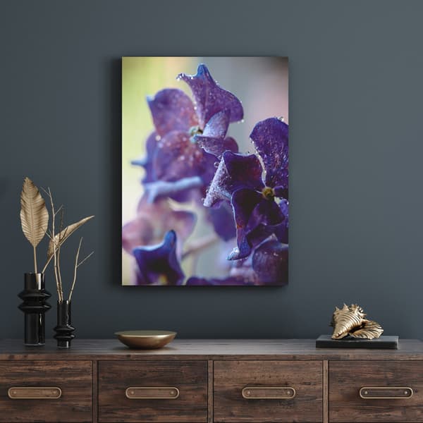 Canvastavla Botanik Hortensiablomma 70x120