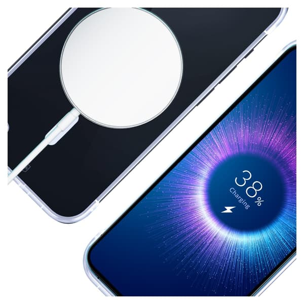 Ultrakevyt 3MK Just20g MagCase iPhone 14:lle, läpinäkyvä