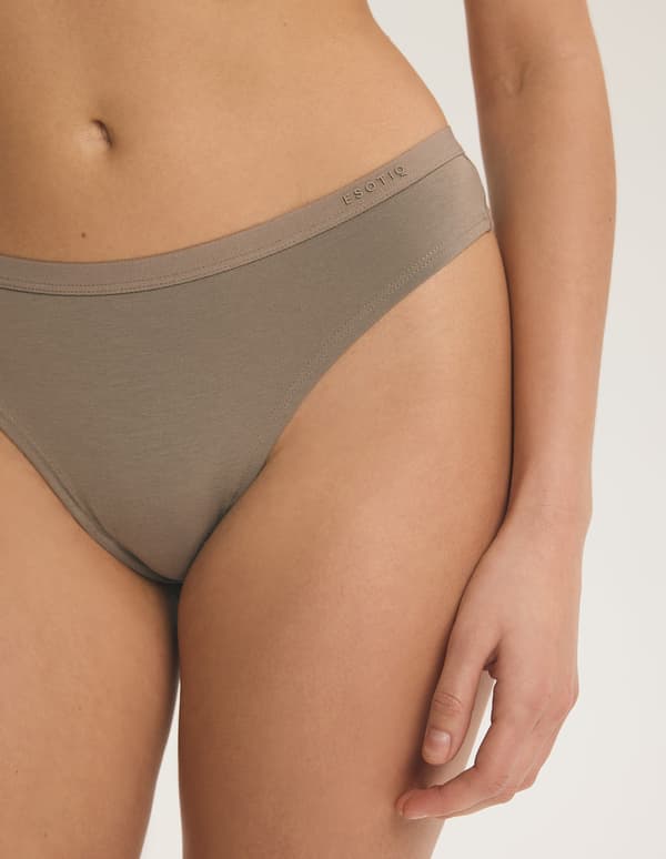 PEGGY-stringit, 3 kpl, Esotiq | pinkki, beige, ruskea M