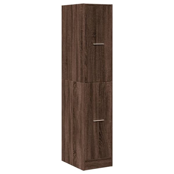 vidaXL apoteksskab brunt egetræ 30x41x144,5 cm