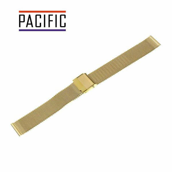 PACIFIC MESH ARMBAND 20MM PVD GULD, VÄVD 0.6MM