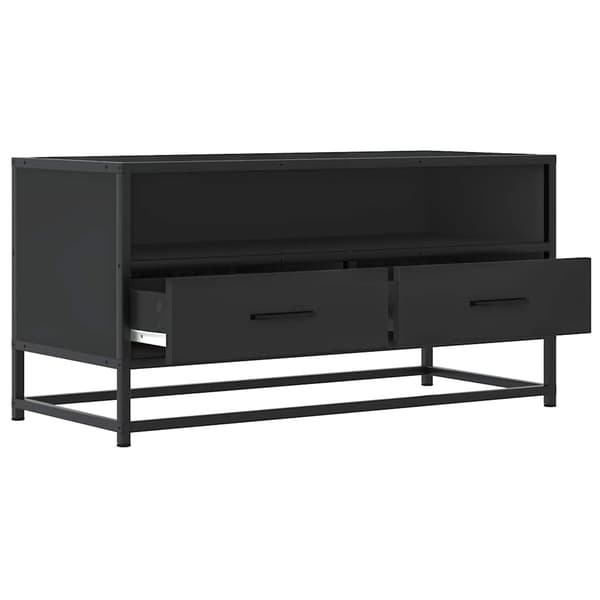 vidaXL TV-bord, sort, 80x34,5x40 cm