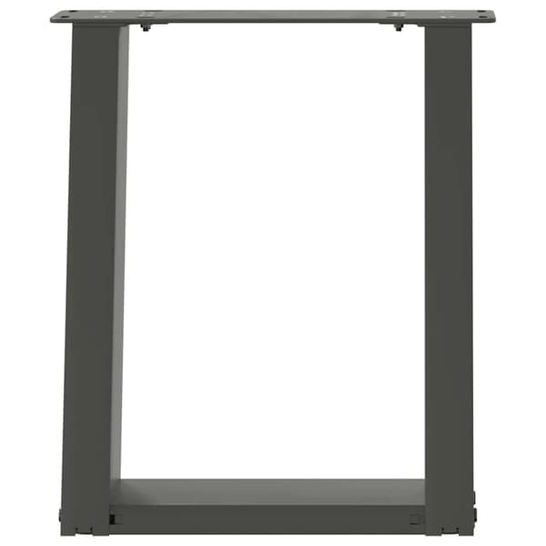vidaXL Soffbordsben, 2 st, Antracit, 28x(42-43) cm, Stål