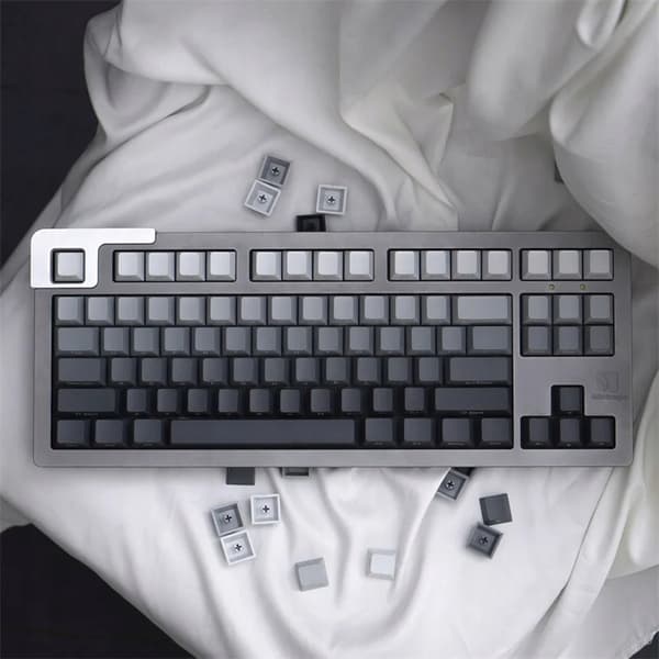 PBT-profil Cherry mekaniska tangentbordstangenter 125 st. Gradient svarta