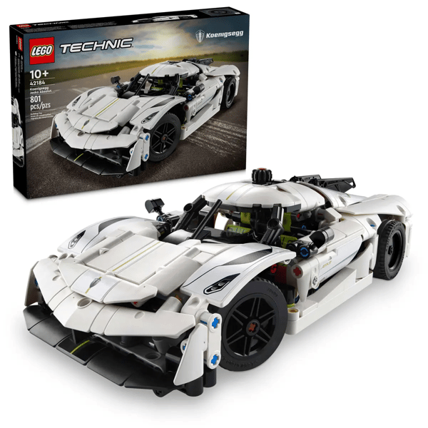 LEGO Technic Set: Koenigsegg Jesko Absolut Vit Hyperbil 801 Del (42184)