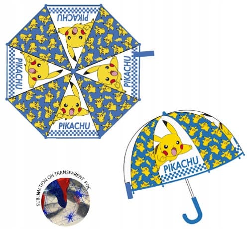 POKEMON PIKACHU PIKACHU PARAPLY BARNPARAPLY D099ć