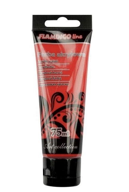Akrylmaling 75ml 027 rød