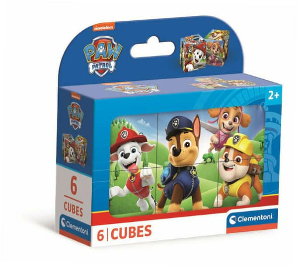 6-delte 3D-klodser. Paw Patrol