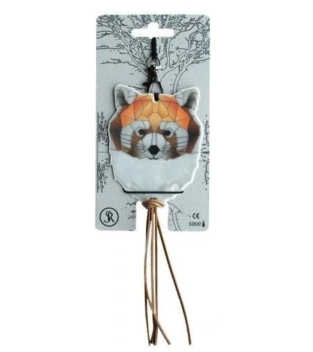 Origami Reflekterende Nøglering - Rød Panda