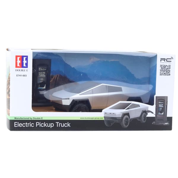 Fjernstyret bil RC pickup truck LED-lys sølv