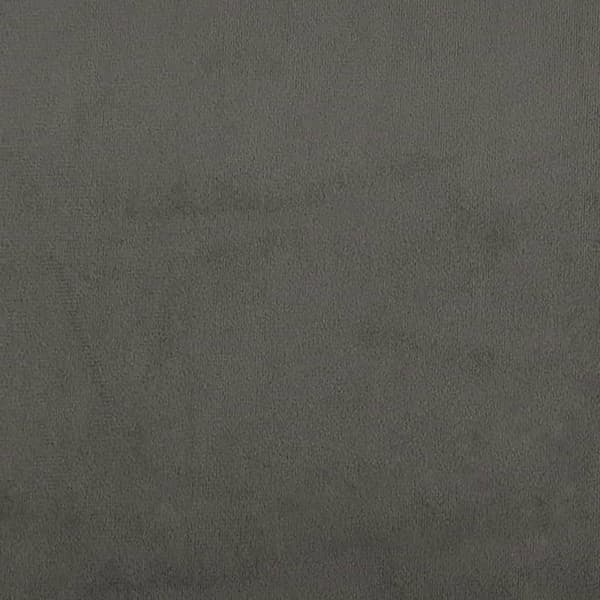 vidaXL Vingad sänggavel mörkgrå 163x16x118/128 cm sammet