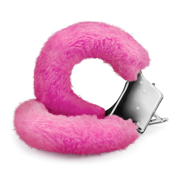 KÆRLIGHEDSMANCHETTER PELZED HÅNDJENKER CRUSHIOUS PINK