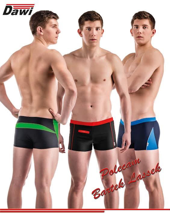 Röda Dawi Sports simbyxor antiklor elastiska sommar 3XL
