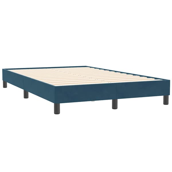 vidaXL boxmadras uden madras mørkeblå 120x210 cm