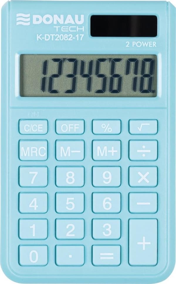Taskulaskin, jossa on 8-numeroinen näyttö