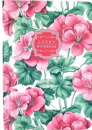 Notesbog A6/64K gitter Blomster FRISK