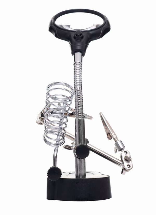Tredjehånds - loddeforstørrelsesglasholder KD10455
