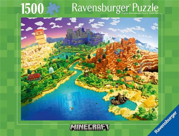 Puslespil 1500 Minecraft-verdenen