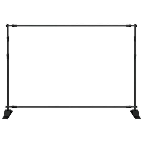 vidaXL baggrundsstativ sort 305x243 cm stål
