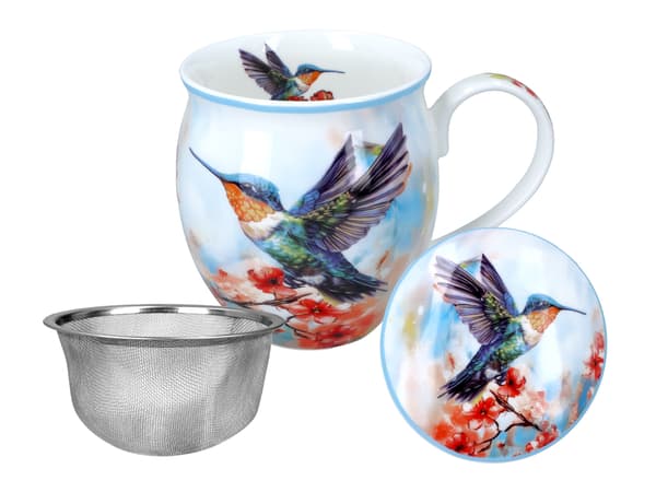 Fatmugg med lock - Hummingbird (CARMANI)