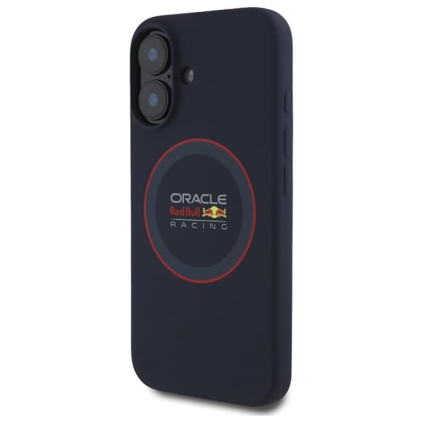 Red Bull Silikone Red Ring MagSafe-etui til iPhone 16 Plus, Marineblå