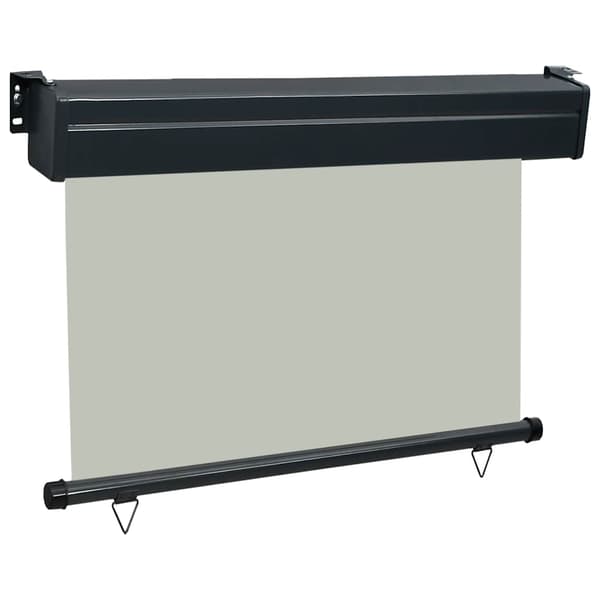 vidaXL Balkongmarkis 80 x 250 cm grå
