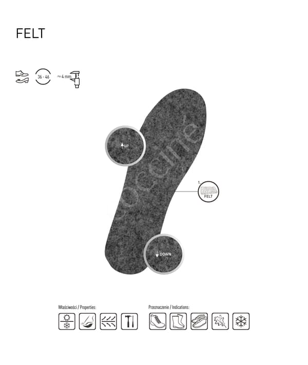 Filtindsats - COCCINE FELT 45