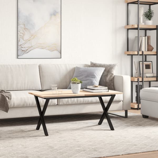 vidaXL X-formade soffbordsben 90x30x43 cm